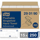 Sanitaire handdoeken tork h3 advanced 23x23cm wit 15x250vel