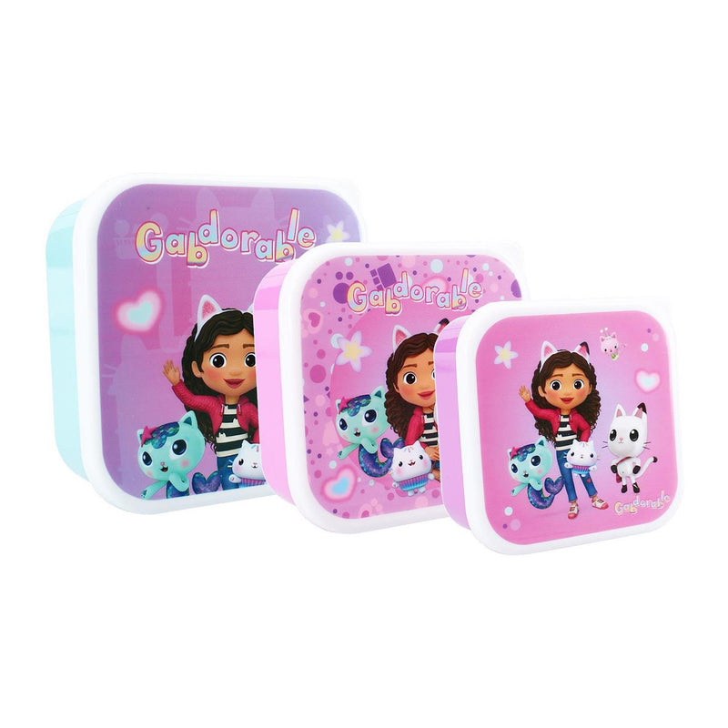 Load image into Gallery viewer, Vadobag snackboxset gabby's dollhouse 3-delig
