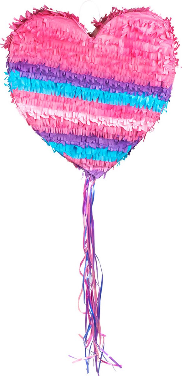 Afbeelding laden in galerijviewer, Boland trekpinata hart roze l
