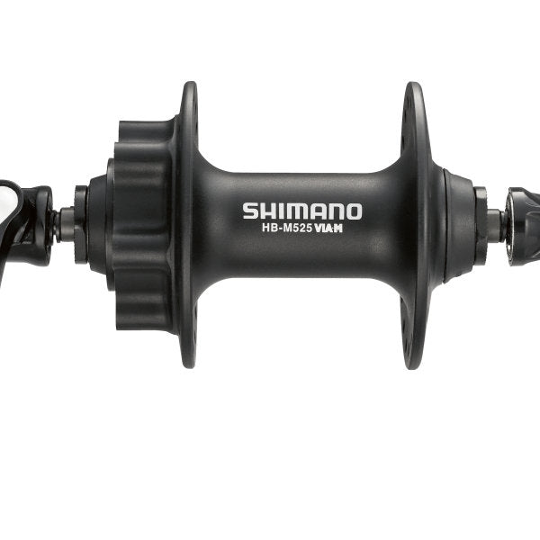 Voornaaf Shimano FH-M525 - 36 gaats 6 bouts remschijfbevestiging - zwart