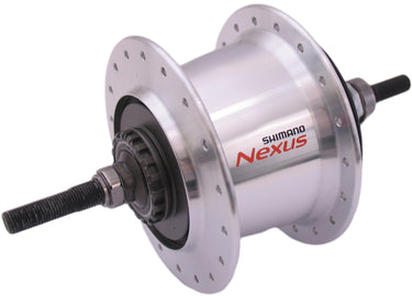 Shimano versnellingsnaaf 7 speed nexus 7 sg-c3001 voor rollerbrakes velgrem 36 gaats - zilver