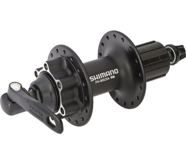 Shimano achternaaf 8 9 10 speed fh-m525 - 32 gaats - 6 bouts remschijfbevestiging - zwart
