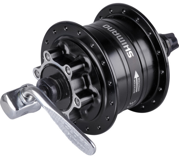 Load image into Gallery viewer, Shimano dh-3d32 disc 6-bolt hub dynamo 36h
