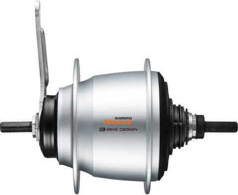 Versnellingsnaaf Shimano Nexus 5 SG-C7000-5 met terugtraprem - 36 gaats - zilver