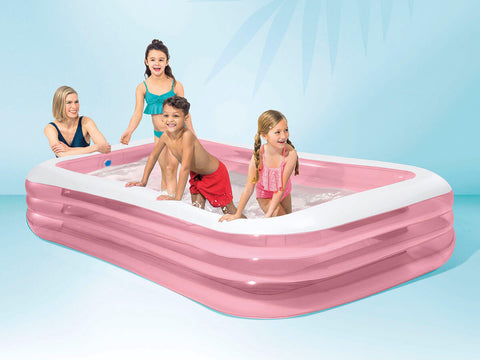 Opblaasbaar zwembad Family Pool - roze