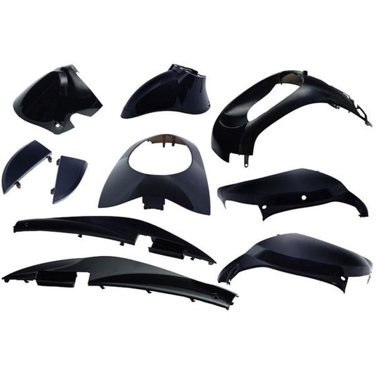 Edge plaatset 10-delig voor sym mio - zwart metallic