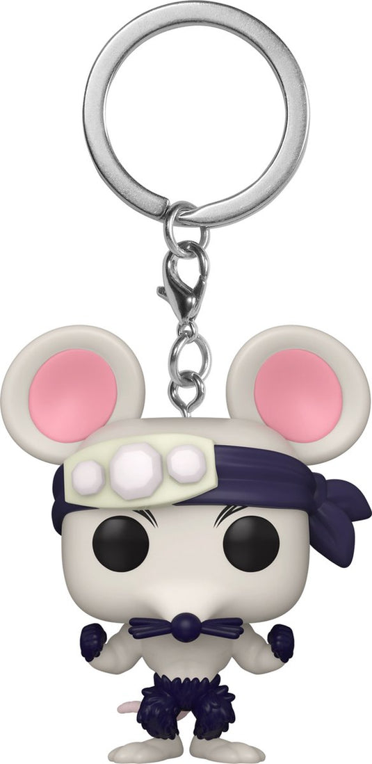 Funko pocket pop! demon slayer muscle mouse keychain