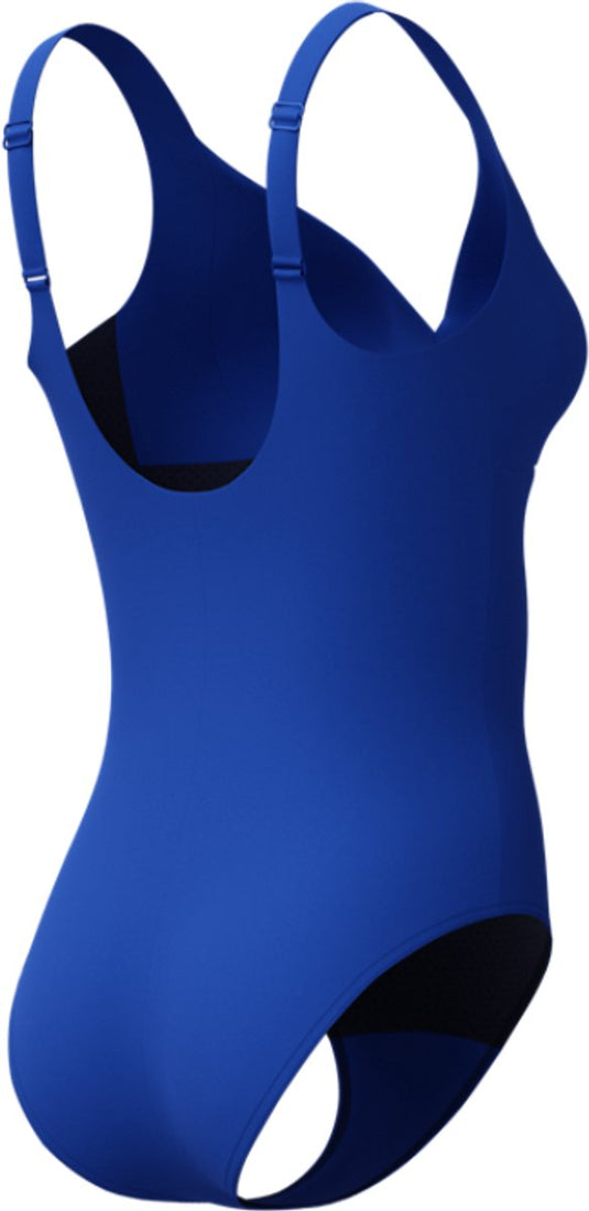 Speedo shaping cross knot 1 piece dames sportbadpak - blauw