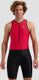 Rogelli florida dames en heren trisuit - mouwloos - zwart rood
