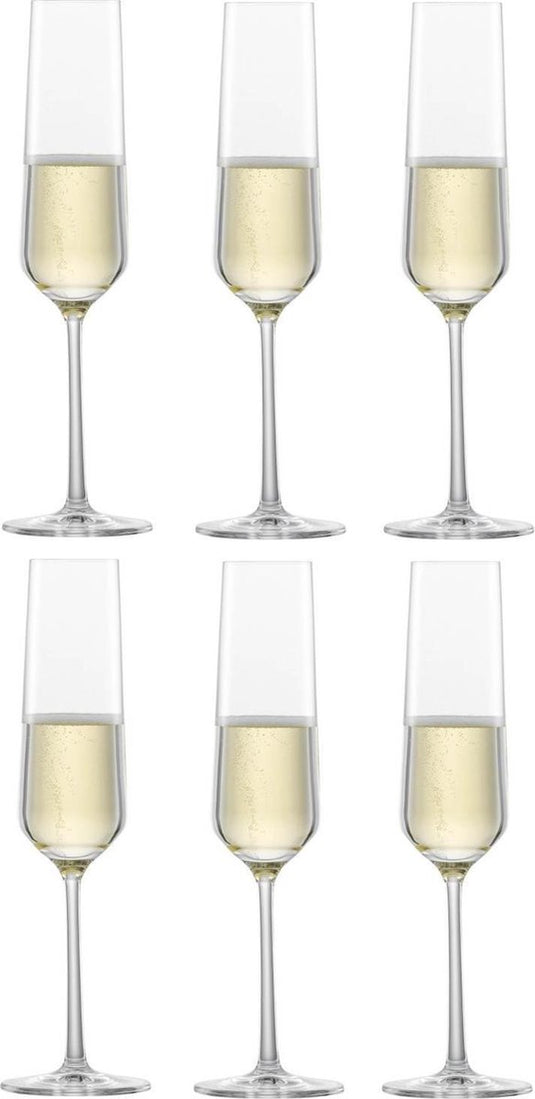 Zwiesel glas belfesta champagneflûte met mp 7 - 0.215 ltr - set van 6