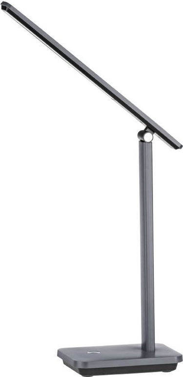 Eglo iniesta tafellamp - led - 35 cm - grijs zwart wit - dimbaar