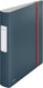 Leitz 180° active cosy kunststof ordner met rugetiket - 2 rings a4 - rugbreedte van 65mm - fluweel grijs