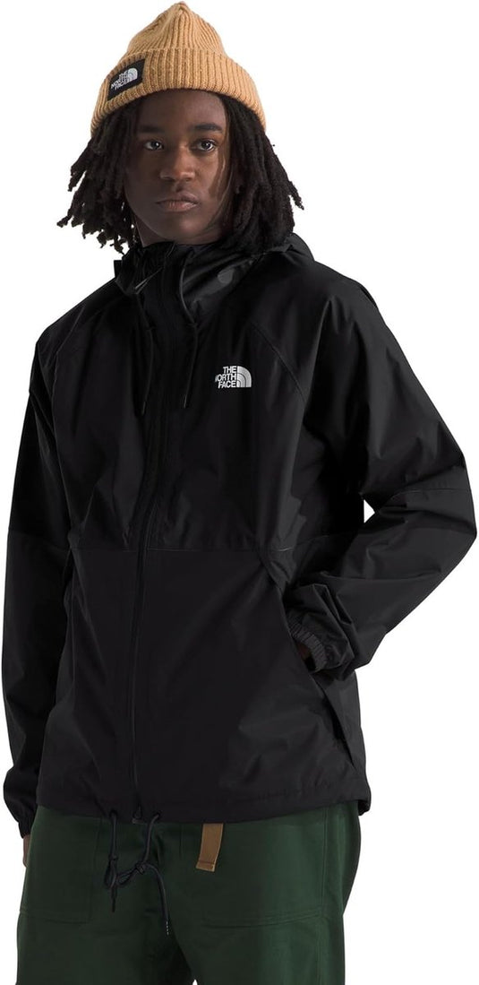 The north face m antora rain hoodie heren outdoorjas - tnf zwart