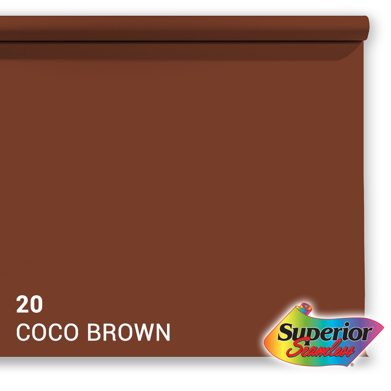 Load image into Gallery viewer, Superior achtergrondpapier 20 coco brown 1,35 x 11m

