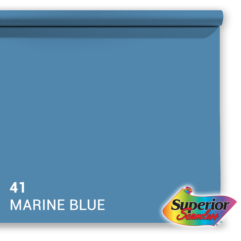 Load image into Gallery viewer, Superior achtergrondpapier 41 marine blue 1,35 x 11m

