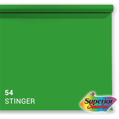Chargez l'image dans la visionneuse de la galerie, Superior achtergrondpapier 54 stinger chroma key 2,18 x 11m
