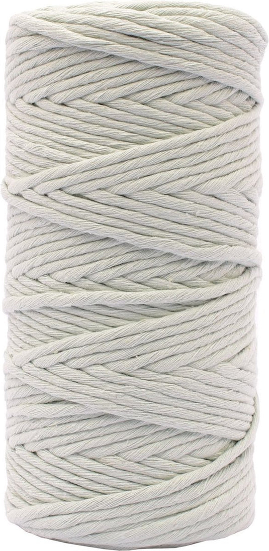 Vaessen creative macrame touw - mintgroen - 3mmx100m