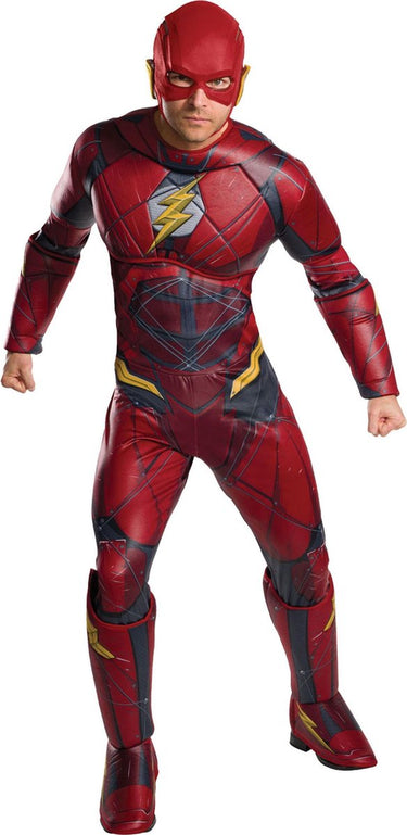 Rubies rubie's kostuum flash justice league deluxe heren rood maat m l