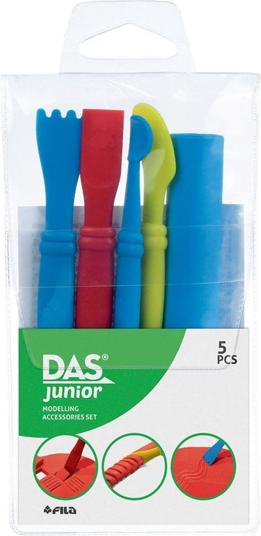 Das boetseerspatels | blister met 5 stuks in geassorteerde kleuren