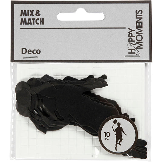 Https: www.cchobby.nl label-badminton-speler-afm-40x90-mm-zwart-10-stuk-1-doos