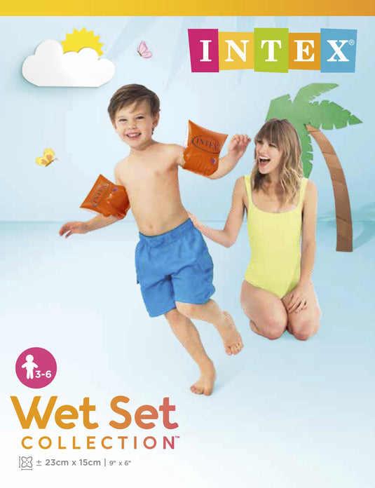 Intex zwemarmbandjes oranje maat s