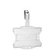 Veiligheidsbadges durable 8118 kunststof 85x54mm transparant 25stuks