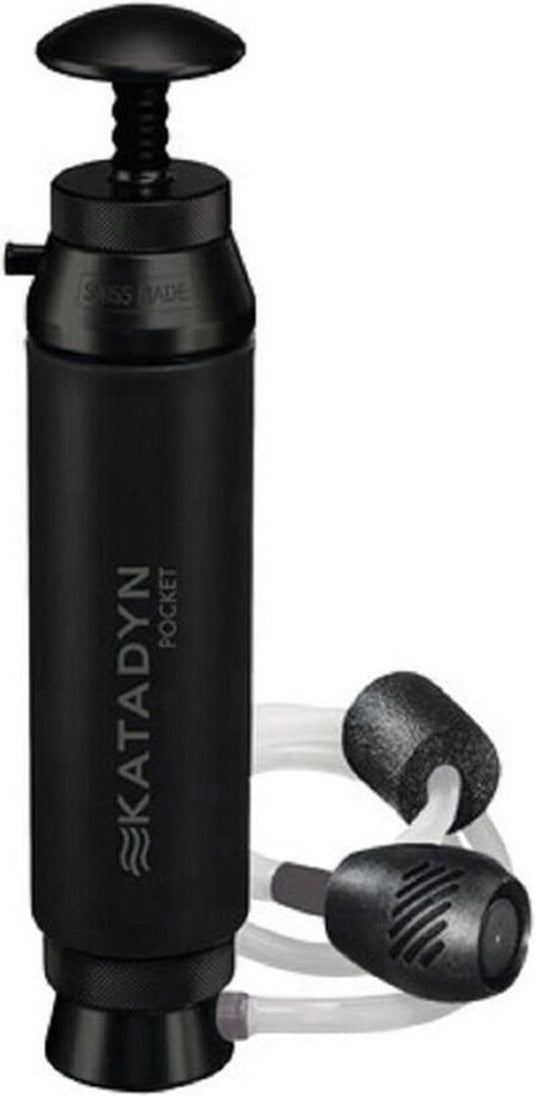 Katadyn pocket waterfilter tactical line - draagbare waterfilter - voor camping, survival outdoor avonturen - waterfiltersysteem - drinkwater filter - diepe filtratie - zwart
