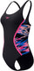 Speedo hyperboom muscleback dames sportbadpak - kleurvast badpak dames - chloorbestendig zwempak dames - sportbadpak dames met muscleback-rug - zwart roze - 40