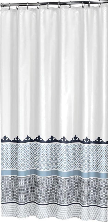 Sealskin marrakech douchegordijn 180x200 cm - polyester - blauw metallic