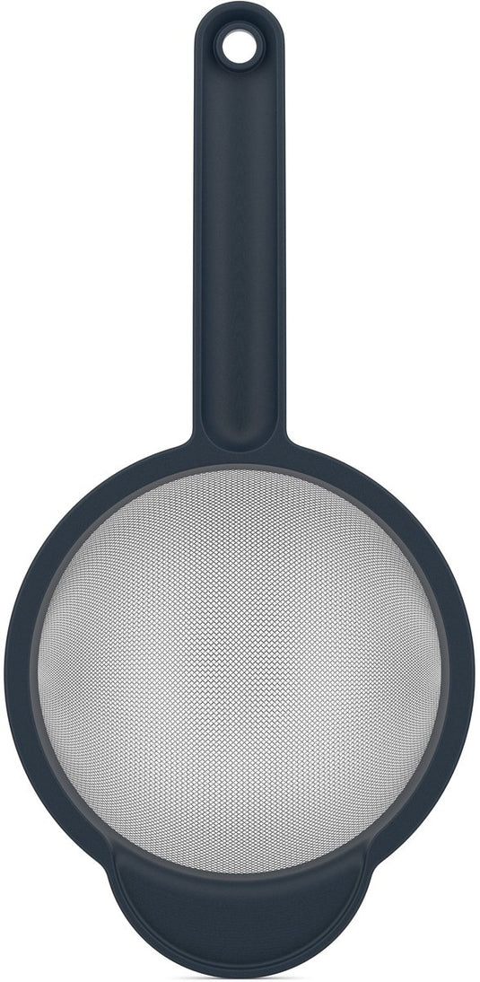 Mepal zeef chef it - 16.7 cm - met handig ophangoog - past in beslagkommen - hittebestendig tot 110°c - vaatwasmachinebestendig - bakspullen - navy