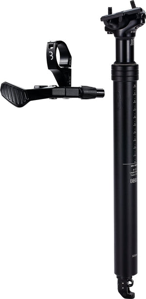 Bbb cycling liftpost verstelbare zadelpen dropper post ø31.6 mm - zadelpen met afstandsbedieningshendel - 518 mm - gecertificeerd voor: ebike, mtb racefiets - bsp-51