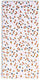 Swim essentials - strandlaken - 135 x 65 cm- handdoek - luipaardprint - 100% katoen - kaki
