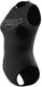 Speedo endurance+ logo hydrasuit 1 piece dames sportbadpak - kleurvast badpak dames - chloorbestendig zwempak dames - sportbadpak dames met ritssluiting - zwart wit - 46
