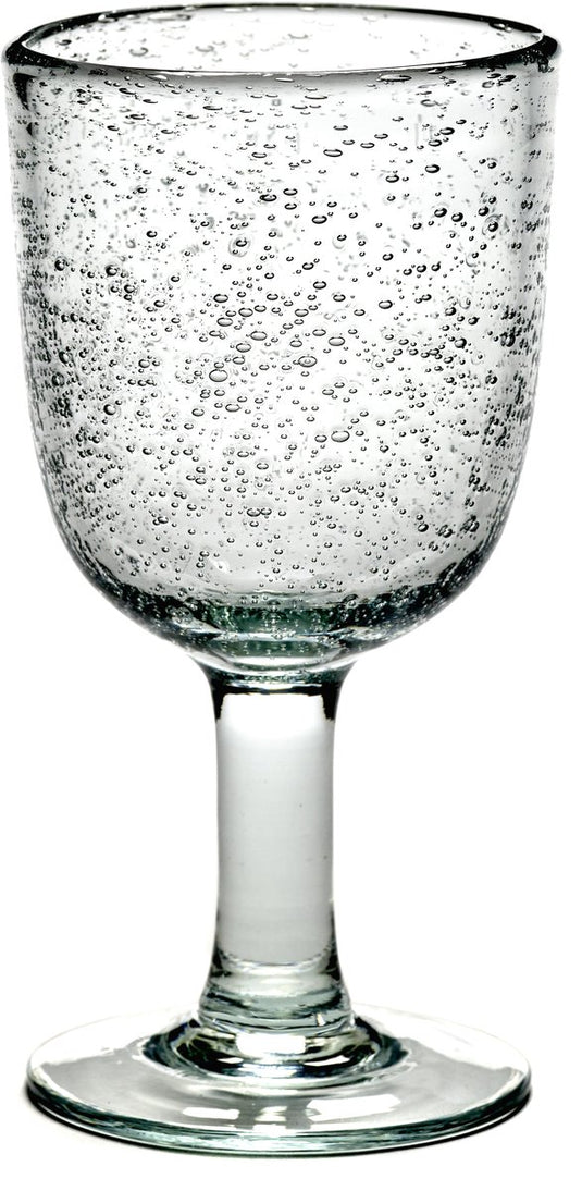 Serax - pascale naessens pure - witte wijnglas - transparant - 7 ø - 4 stuks