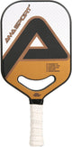 Ama sport pickleball paddle pp001-3kw wit goud – 3k carbon – 20 mm kern – aero-duraedge air dynamic throat –