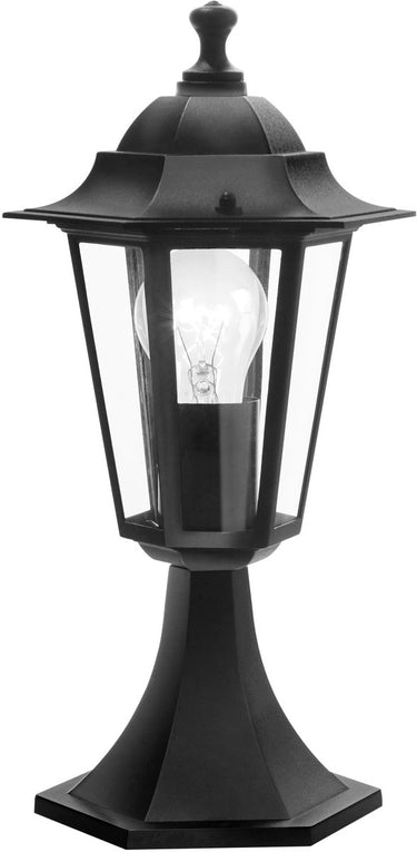Eglo laterna 4 sokkellamp buiten - e27 - 38,5 cm - zwart