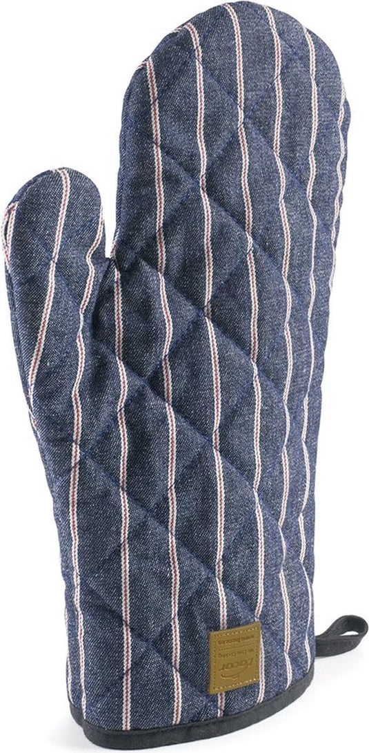 Lacor paris ovenwant - donkerblauw gestreept - 30cm