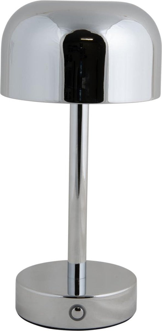 Leitmotiv tafellamp james led - zilver - 12.5x12.5x24.5cm - scandinavisch
