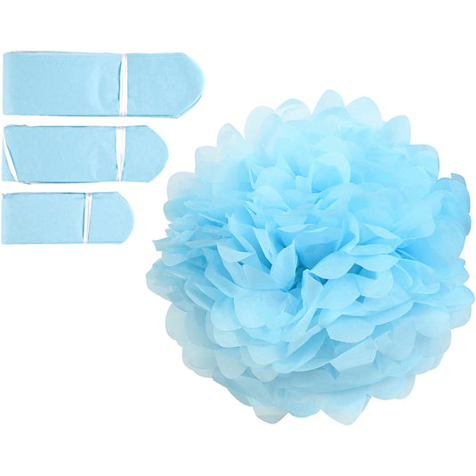 Https: www.cchobby.nl pompon-van-papier-d-20-24-30-cm-16-gr-lichtblauw-3-stuk-1-doos
