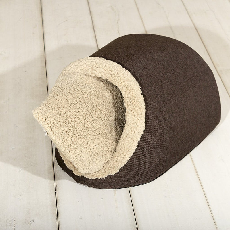 Load image into Gallery viewer, Sun garden simba huisdieren hol 45x40x32cm bruin beige
