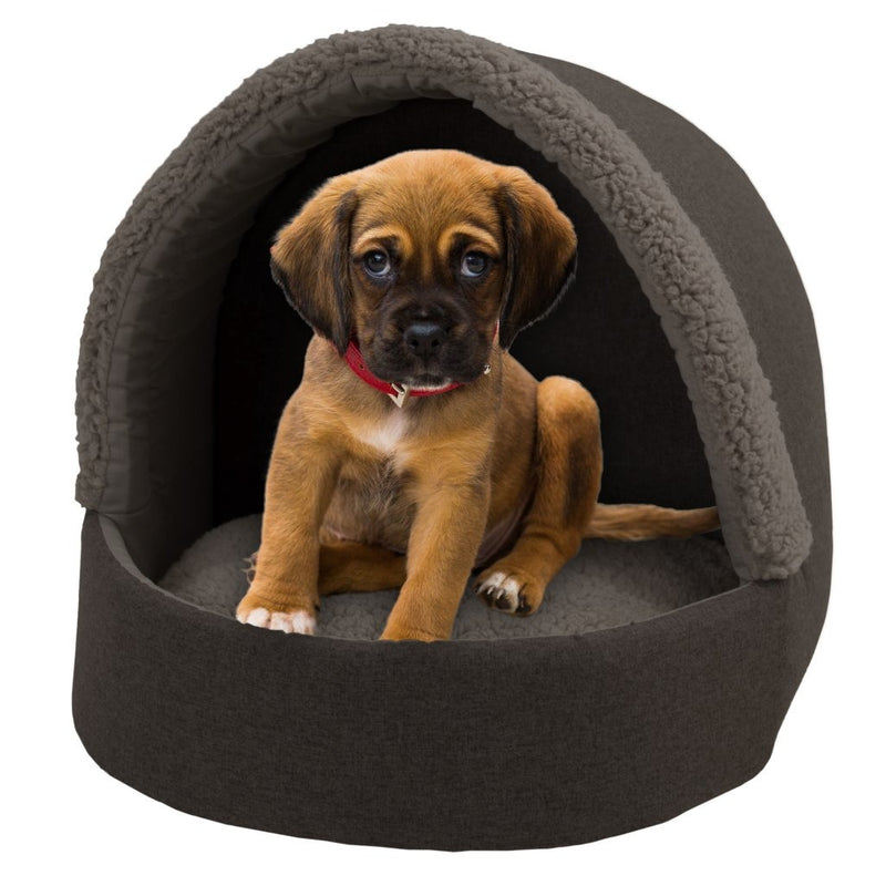 Load image into Gallery viewer, Sun garden filou luxe honden- en kattenbed 42x45x41cm grijs
