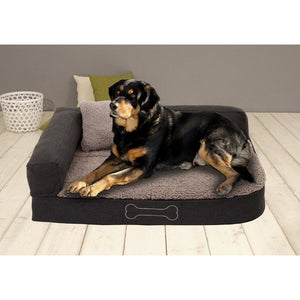 Sun garden pallina orthopedisch hondenkussen 80x60x25cm antraciet grijs
