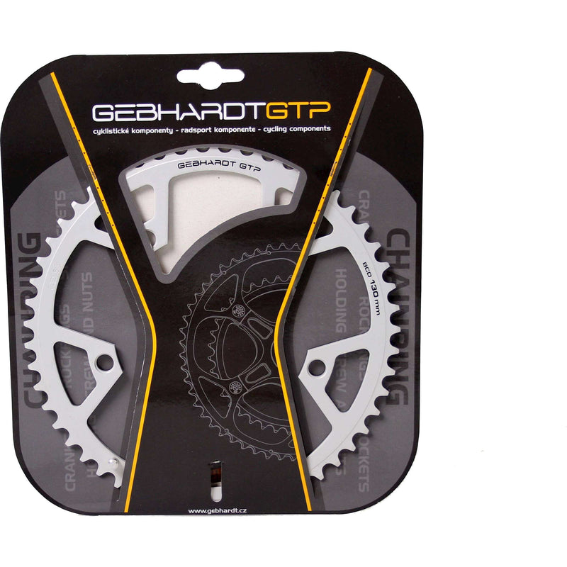 Load image into Gallery viewer, Gebhardt kettingblad 53t 5 gaats 9sp zilver
