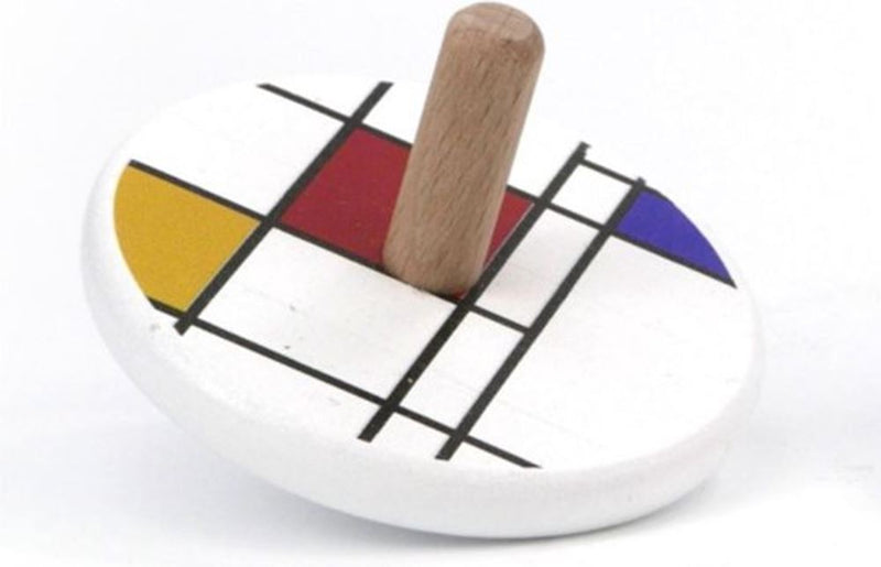Laden Sie das Bild in Galerie -Viewer, Bajo houten tol mondriaan. 7x7x5,7 cm. 3

