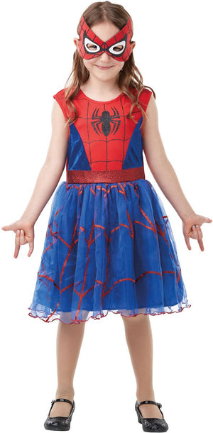 Rubies - spider girl deluxe kostuum (7-8 jaar)