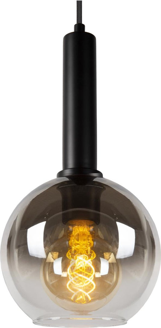 Lucide marius - hanglamp - ø 55 cm - 5xe27 - zwart