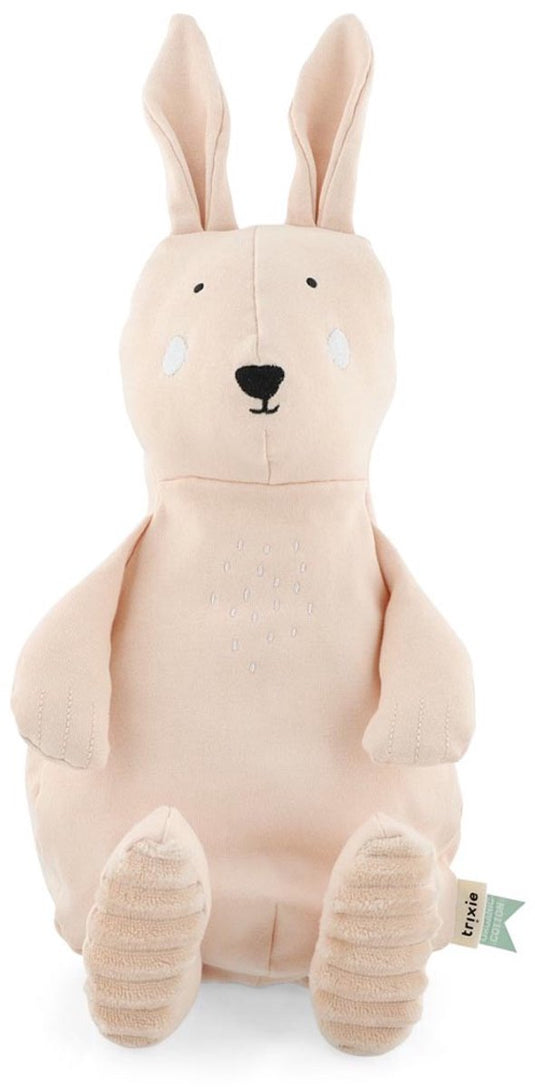 Trixie knuffel groot - mrs. rabbit - zachte knuffels - dieren knuffels - eerste knuffel - konijn - roze