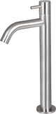 Differnz wastafelkraan - koudwaterkraan - hoog - 28.5 x 11.5 cm - mat chroom