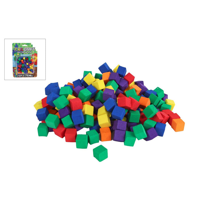 Cargue la imagen en el visor de la galería, Pixel craft sticky craft art blokjes 150-delig op kaart
