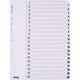 Tabbladen mylar office depot karton a4 170g wit 1-20 11 gaten